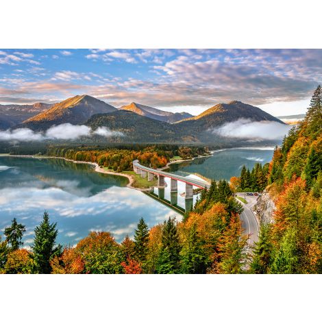 Puzzle Castorland 500el Jezioro Sylvenstein, Niemcy - 2